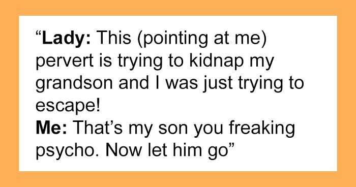 Old Karen Convinces Other Shoppers And The Manager This Guy Was Trying To Kidnap His Own Stepson