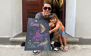 A Three-Year-Old's Chalk Drawings Became The Cure's Berlin Poster And A Fundraiser For Charity