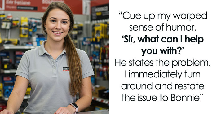 Customer Demands Help From A Man, Leaves Woman Rolling Her Eyes