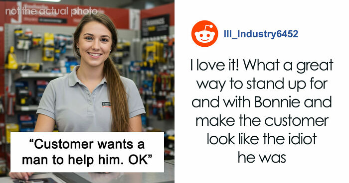 Customer Demands Help From A Man, Leaves Woman Rolling Her Eyes