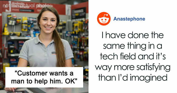 Customer Demands Help From A Man, Leaves Woman Rolling Her Eyes