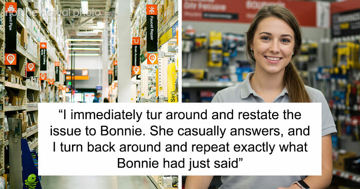 Customer Demands Help From A Man, Leaves Woman Rolling Her Eyes
