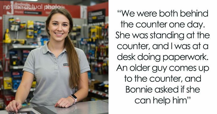 Customer Demands Help From A Man, Leaves Woman Rolling Her Eyes