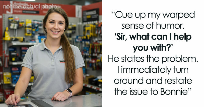 Customer Demands Help From A Man, Leaves Woman Rolling Her Eyes