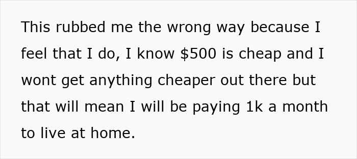 Dad Asks For $1K A Month While Daughter Covers Chores And Utilities, She Chooses The Door Instead Dad Asks For $1K A Month While Daughter Covers Chores And Utilities, She Chooses The Door Instead