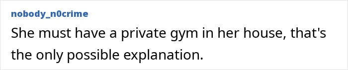 Netizens speculate about a private gym for influencer working out in a bikini.