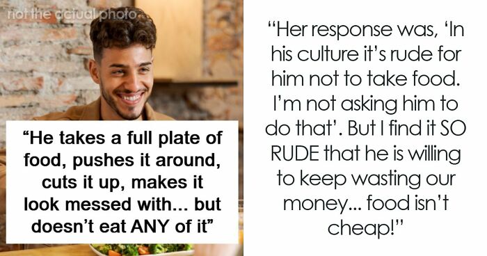 Daughter Defends Her BF’s Bizarre And Costly Dinner Table Habit After Mom Asks To Make Him Stop It