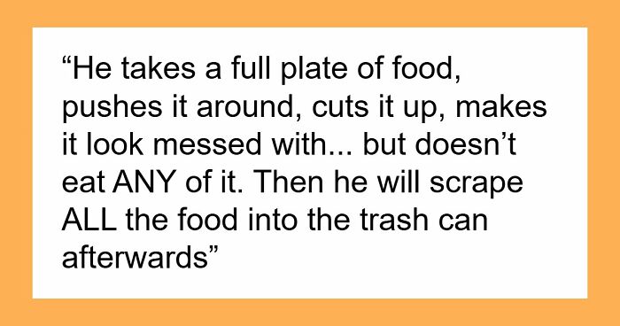 Daughter Defends Her BF’s Bizarre And Costly Dinner Table Habit After Mom Asks To Make Him Stop It
