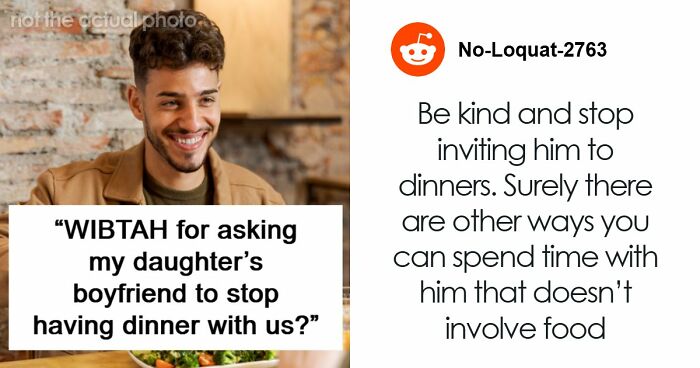 Daughter Defends Her BF’s Bizarre And Costly Dinner Table Habit After Mom Asks To Make Him Stop It