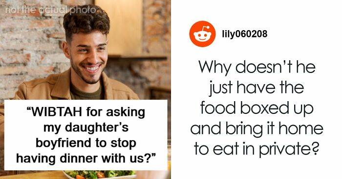 Daughter Defends Her BF’s Bizarre And Costly Dinner Table Habit After Mom Asks To Make Him Stop It