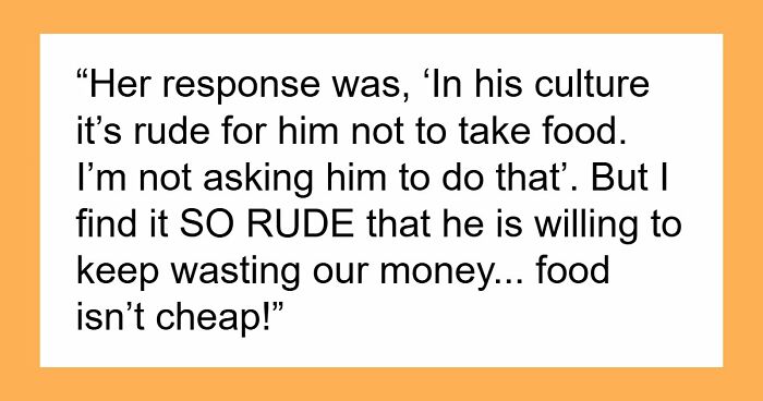 Daughter Defends Her BF’s Bizarre And Costly Dinner Table Habit After Mom Asks To Make Him Stop It