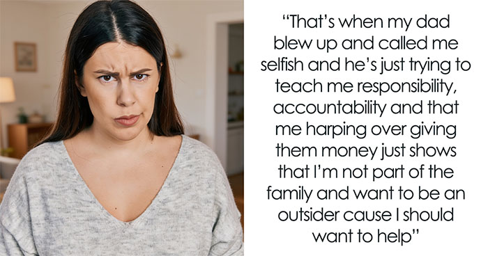 Dad Asks For $1K A Month While Daughter Covers Chores And Utilities, She Chooses The Door Instead