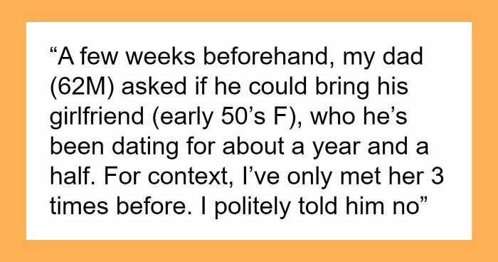 Dad Can’t Spend One Afternoon Without His GF, Daughter’s Wedding Ends Up Testing The Theory