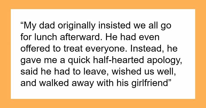 Dad Can’t Spend One Afternoon Without His GF, Daughter’s Wedding Ends Up Testing The Theory