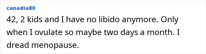 A social media comment discussing low libido, triggering a debate about Kate Hudson's confession.