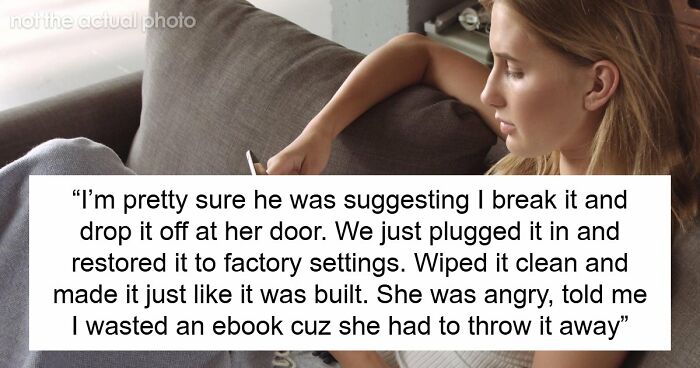Mean SIL Wants “Back” Woman’s Kindle With All Her Library Of 10 Years, Receives It Factory-Reset