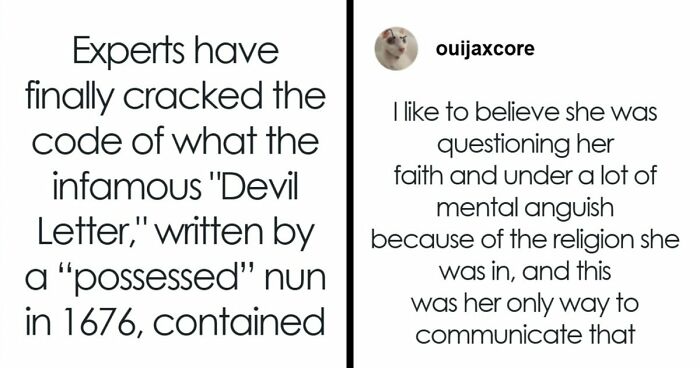 1676 Nun Claimed The Devil Dictated A Letter To Her, And Experts Finally Revealed Its Meaning