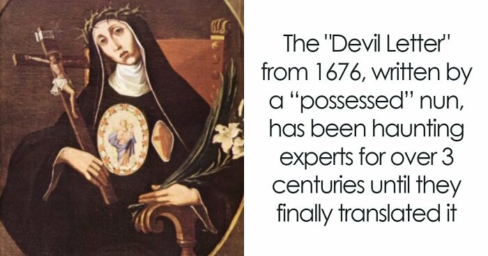 1676 Nun Claimed The Devil Dictated A Letter To Her, And Experts Finally Revealed Its Meaning