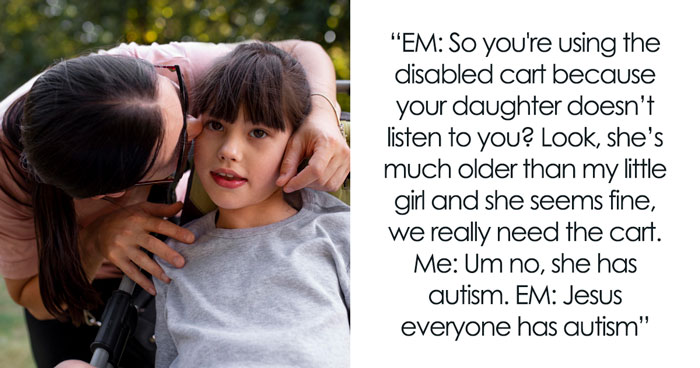 Karen Tries To Snatch Away Disabled Kid’s Special Cart, Mom Relieved As Stranger Comes To Her Rescue