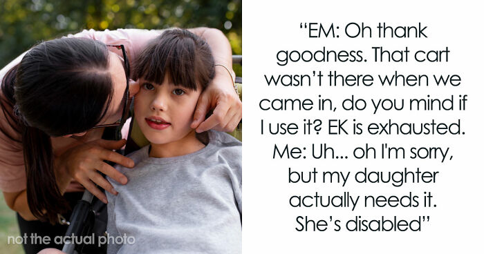 Karen Tries To Snatch Away Disabled Kid’s Special Cart, Mom Relieved As Stranger Comes To Her Rescue