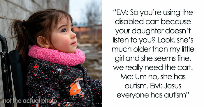 Karen Tries To Snatch Away Disabled Kid’s Special Cart, Mom Relieved As Stranger Comes To Her Rescue