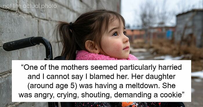 Karen Tries To Snatch Away Disabled Kid’s Special Cart, Mom Relieved As Stranger Comes To Her Rescue