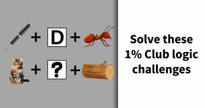 “Do You Have A 1% Club Brain?”: Take These 20 Logic Challenges To Find Out