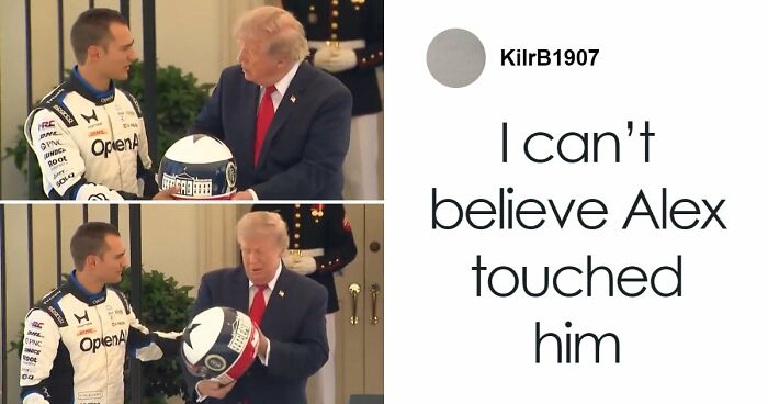 Trump Beams After He’s Gifted “Special Helmet,” But The Mockery Is Instantaneous And Hilarious