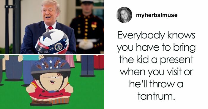 Trump Beams After He’s Gifted “Special Helmet,” But The Mockery Is Instantaneous And Hilarious