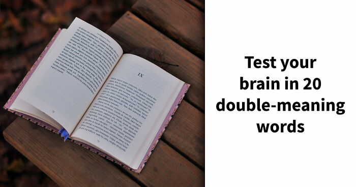“How Foolproof Is Your Vocabulary?”: Find Out By Identifying These 20 Double-Meaning Words