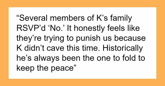 MIL Sparks Family Feud Over Childfree Wedding, Can’t Digest That Golden Son’s Kids Can’t Attend