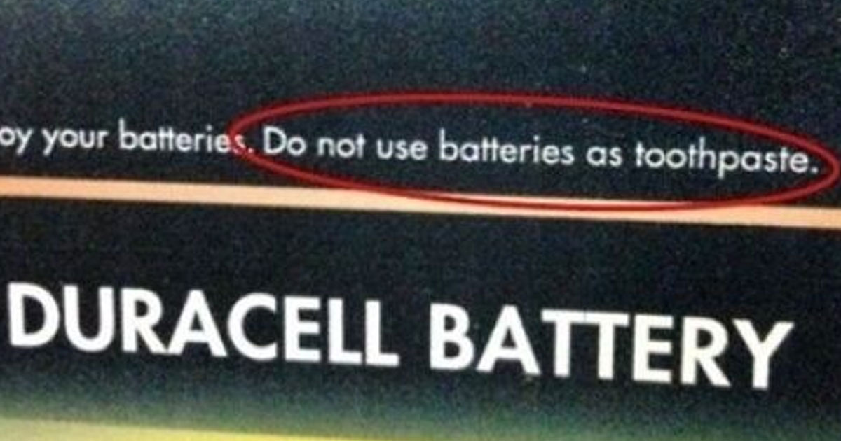 Dumb Label “Do Not Fold With Child Inside”: 71 Hilariously Dumb Warning Labels ...