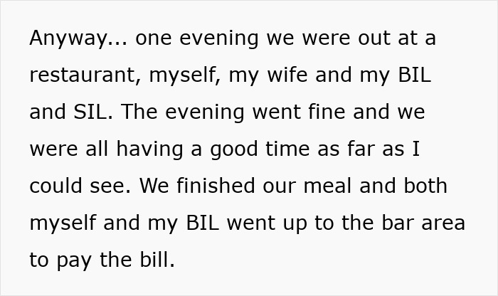 Divorced Guy Still Feels Hurt About Comment Ex-BIL Made 2 Years Ago About Him Not Paying Enough