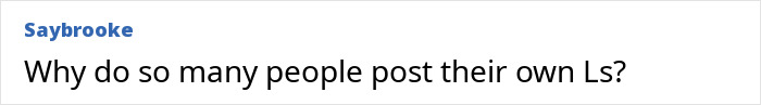 A comment asking Why do so many people post their own Ls? regarding the White Karen's ballistic outburst. A comment asking Why do so many people post their own Ls? regarding the White Karen's ballistic outburst.