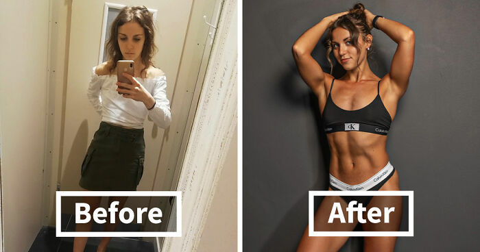 15 Inspiring Body Transformations That Show Gaining Weight Can Be A Positive Change, With Expert Sharing Tips For A Healthier Approach
