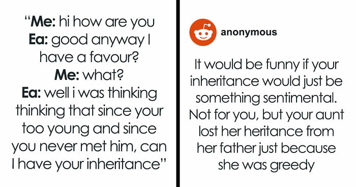 Entitled Relative Demands Teen’s Future Inheritance, Gets Disowned After Threatening His Life