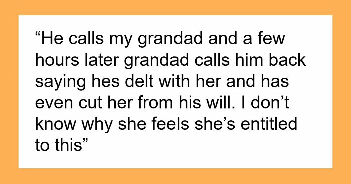 Entitled Relative Demands Teen’s Future Inheritance, Gets Disowned After Threatening His Life