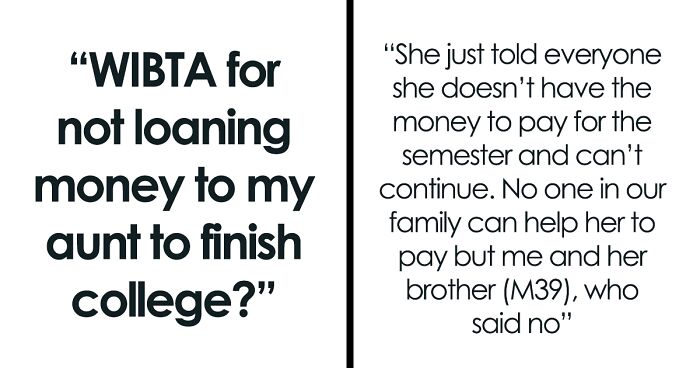 Man Thinks The Matter With Aunt Asking Him Money Is Done After He Denies Her But He’s Very Wrong