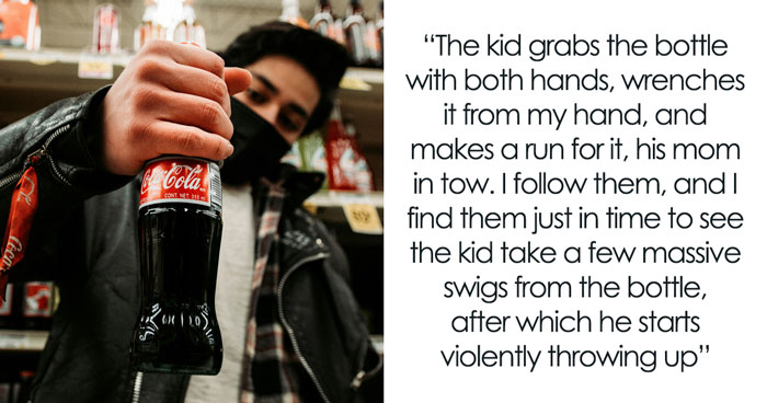 Karen Accuses Stranger Of Harming Her Kid Even When She Let Him Steal And Drink Alcohol-Spiked Cola