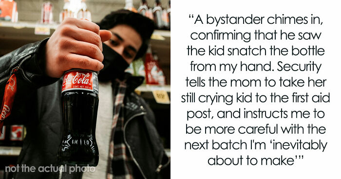 Karen Accuses Stranger Of Harming Her Kid Even When She Let Him Steal And Drink Alcohol-Spiked Cola