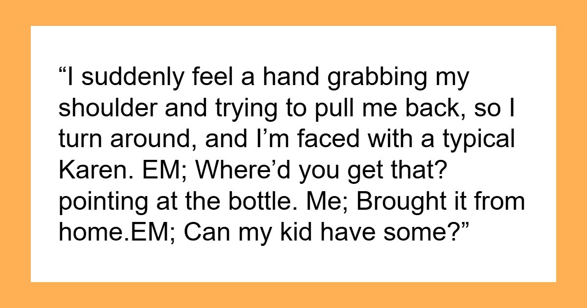 Kid Steals Guy’s Drink, Mom’s Laughter Turns To Anger As Stranger’s Warnings About Drink Come True