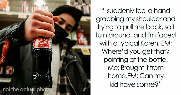 Karen Accuses Stranger Of Harming Her Kid Even When She Let Him Steal And Drink Alcohol-Spiked Cola