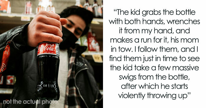 Karen Accuses Stranger Of Harming Her Kid Even When She Let Him Steal And Drink Alcohol-Spiked Cola