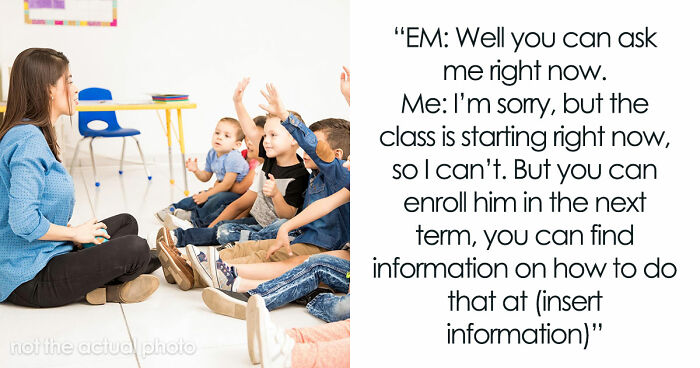 Entitled Mom Treats Community Class Like Free Daycare, Has The Nerve To Dump Kid There And Run Away
