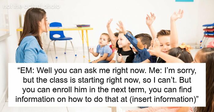 Entitled Mom Treats Community Class Like Free Daycare, Has The Nerve To Dump Kid There And Run Away