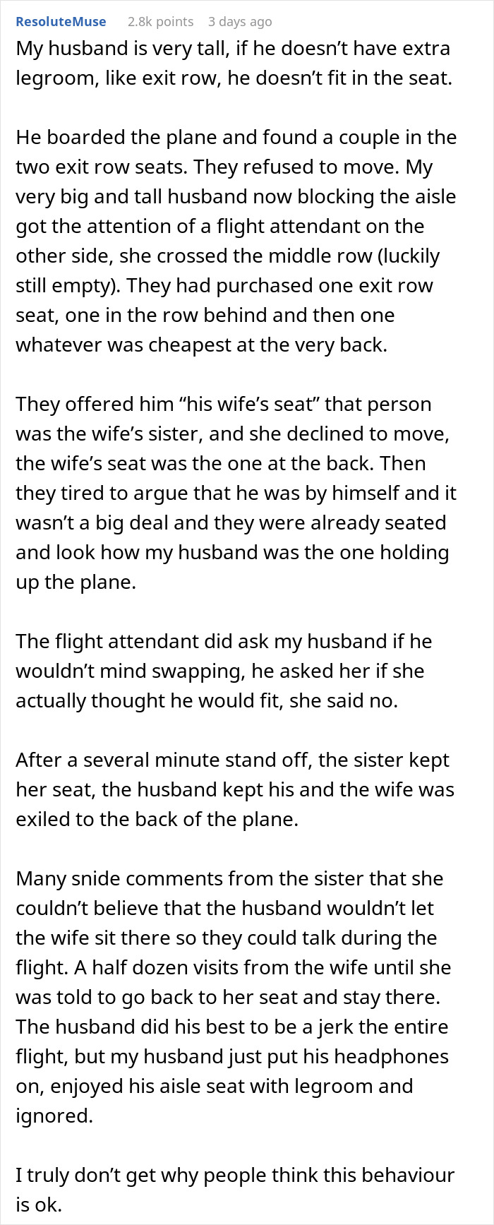 Woman Shuts Down Entitled Seat Thief In A Hilariously Unhinged Way: &ldquo;Plane Seat Bandit Finally Happened To Me&rdquo;