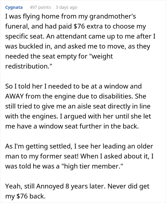 Woman Shuts Down Entitled Seat Thief In A Hilariously Unhinged Way: &ldquo;Plane Seat Bandit Finally Happened To Me&rdquo;