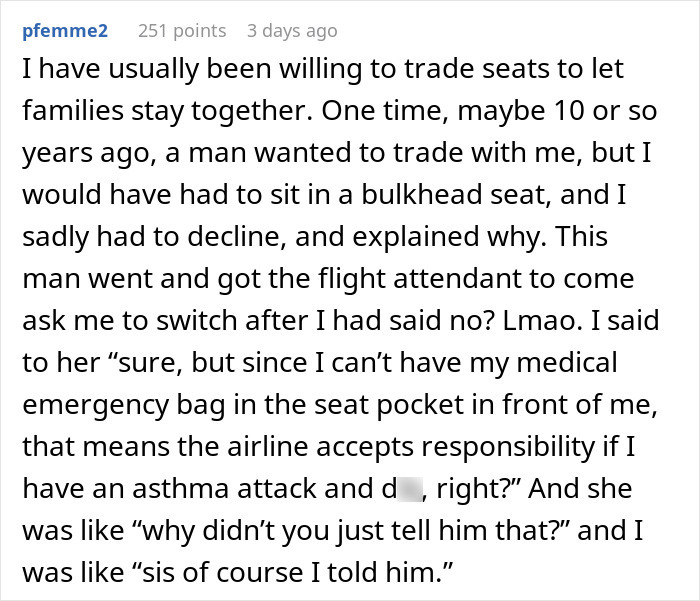 Woman Shuts Down Entitled Seat Thief In A Hilariously Unhinged Way: &ldquo;Plane Seat Bandit Finally Happened To Me&rdquo;