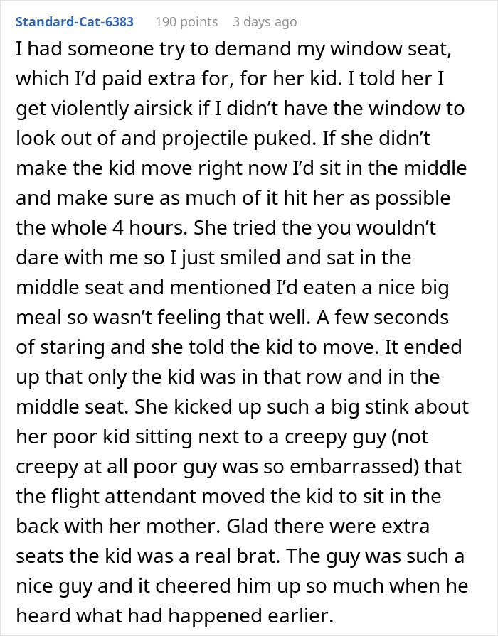 Woman Shuts Down Entitled Seat Thief In A Hilariously Unhinged Way: &ldquo;Plane Seat Bandit Finally Happened To Me&rdquo;