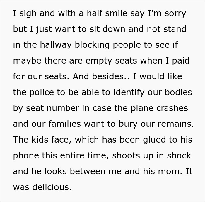 Woman Shuts Down Entitled Seat Thief In A Hilariously Unhinged Way: &ldquo;Plane Seat Bandit Finally Happened To Me&rdquo;
